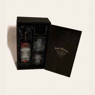 "Whiskey Set Box - Happy Birthday Small"...